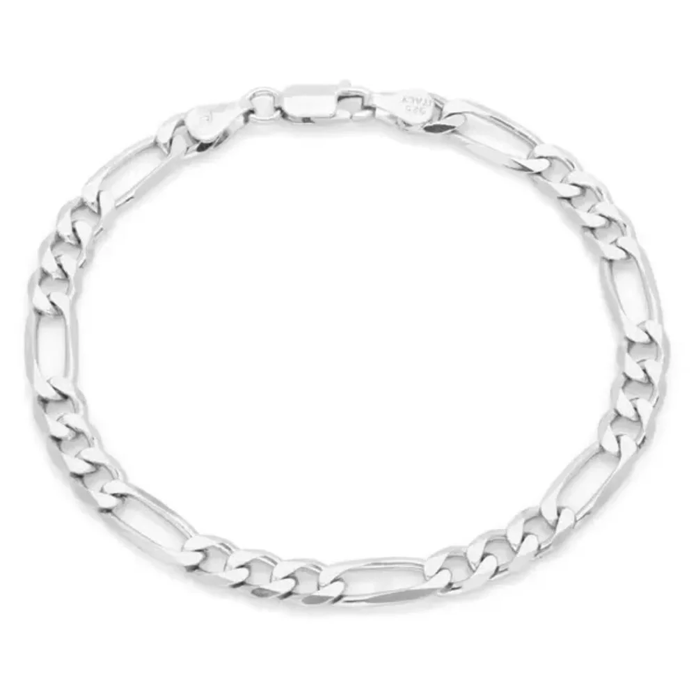 925 Italy Sterling Silver 6mm Bracelet Men Women